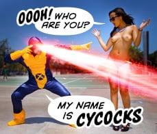 Sasha Jones -  Cycocks, the mutant dick