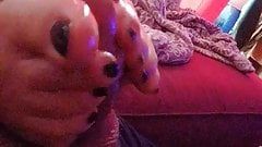 painful anal Obedient slave gets a proper oiled footjob PART1 nude milf