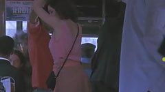 amazing orgasm Nasty touch in bus, hard cock on hot milf ass Classic Erotic oral