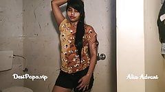 pervert milf desi indian top model Alia Advani from punjab taking shower taboo