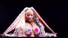 perfect girl Nicki Minaj trollz all hot scenes fap tribute cum in mouth