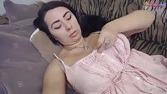 perfect girl Wife Play Pussy in Lingerie - Intensive Orgasm kissing